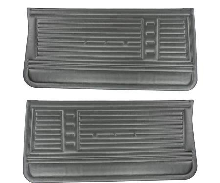 PUI Interiors 1967 Chevrolet Chevelle Black Front Door Panels D230