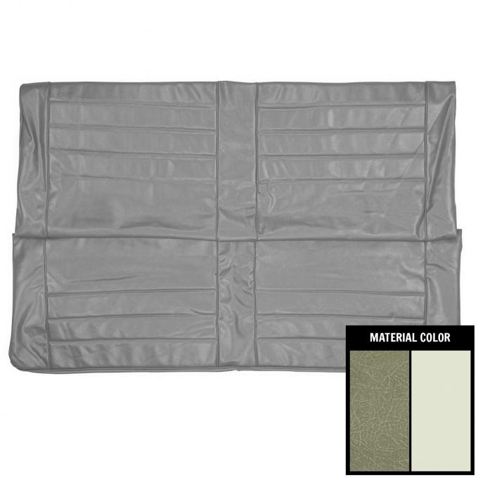 PUI Interiors 1965 Chevrolet Chevelle Hardtop 2 Tone Fawn Rear Seat Cover 65AS21C
