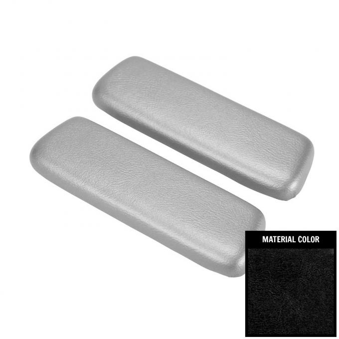 PUI Interiors 1964 Chevelle/GTO/Sklark Black Rear Arm Rest Pads ARP2-55