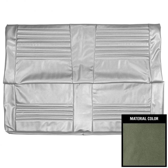 PUI Interiors 1967 Chevrolet Chevelle Hardtop Aqua Rear Bench Seat Cover 67AS02C