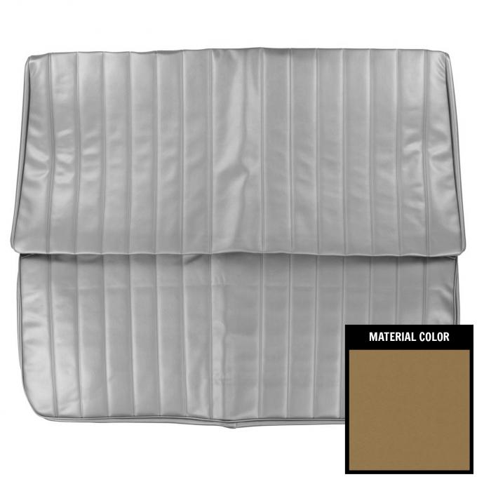 PUI Interiors 1969 Pontiac LeMans Hardtop Custom Saddle Rear Bench Seat Cover 69GSLC35C