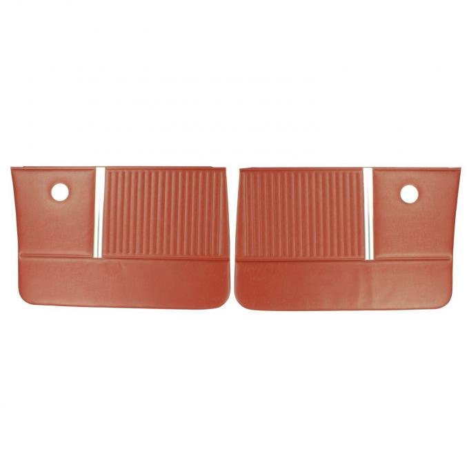 PUI Interiors 1964 Chevrolet Chevelle 4-Door Sedan/Wagon Red Front Door Panels 64AD4D64