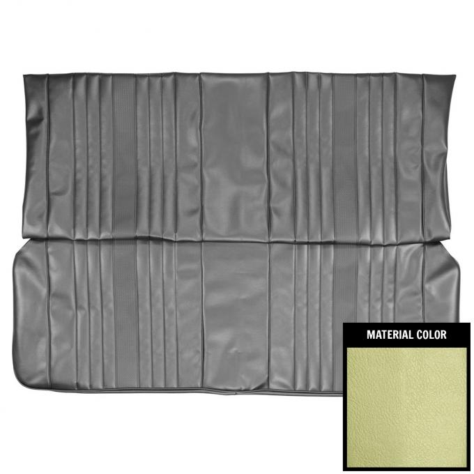 PUI Interiors 1969 Chevrolet Chevelle Convertible Light Green Rear Seat Cover 69AS23V