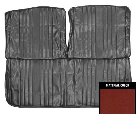 PUI Interiors 1969 Chevrolet Chevelle Red Front Bench Seat Cover 69AS30B
