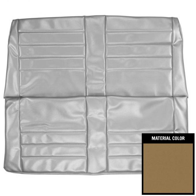 PUI Interiors 1965 Chevrolet Chevelle Convertible 2 Tone Saddle Rear Seat Cover 65AS35V