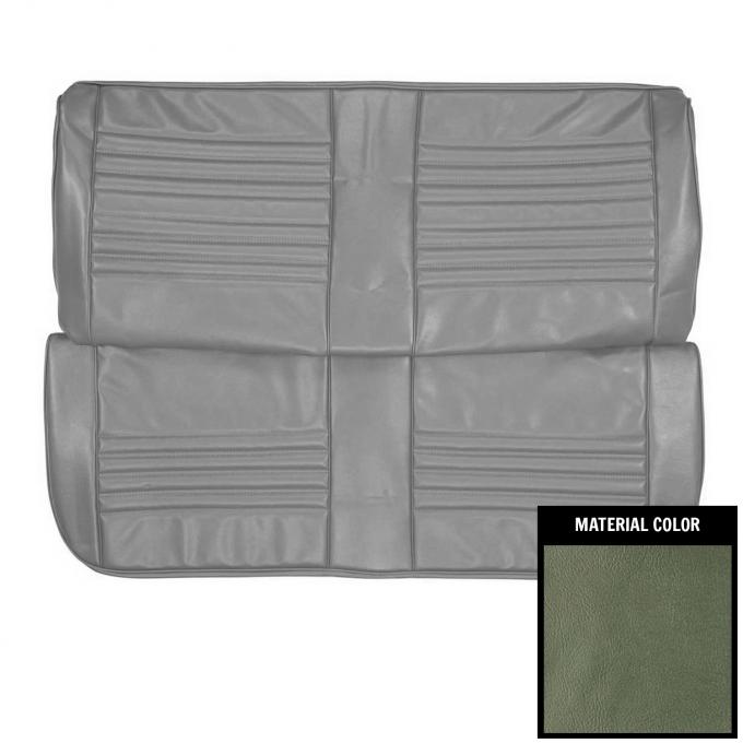 PUI Interiors 1967 Chevrolet Chevelle 4 Door Front Aqua Bench Seat Cover 67AS4D02B