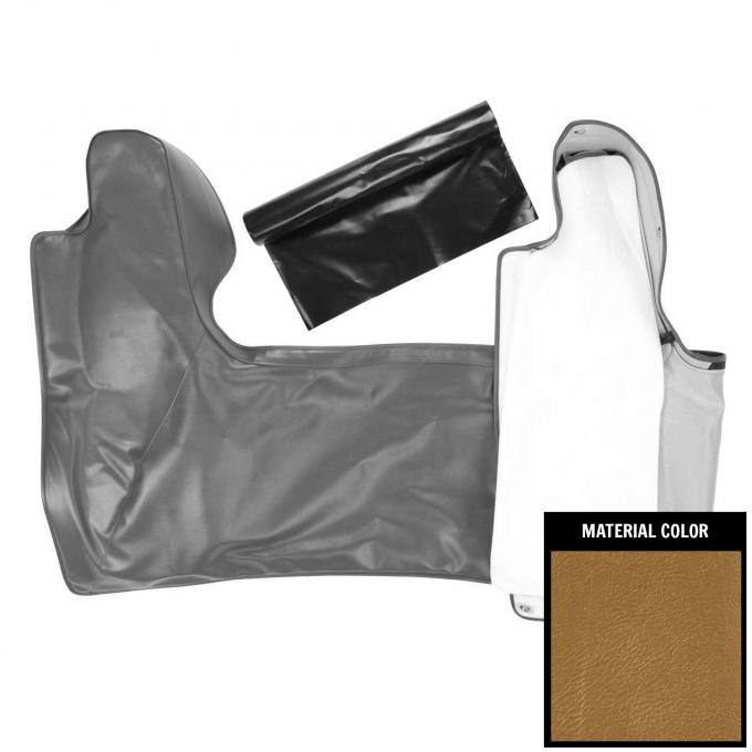 PUI Interiors 1965 Pontiac GTO 67 Gold Convertible Top Boot 65AT43