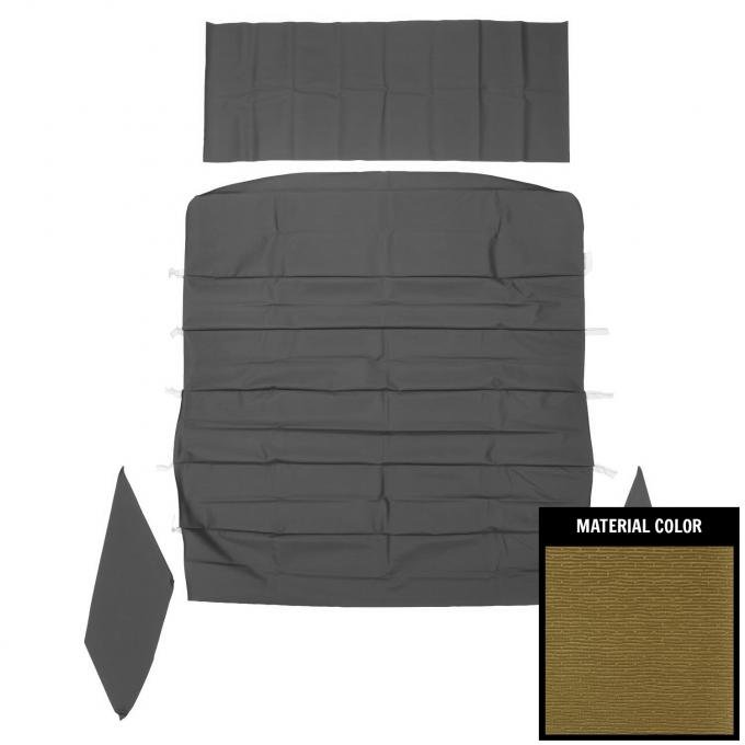 PUI Interiors 1967 Chevrolet Chevelle Gold 2nd Design Surrey Headliner 66AH118S