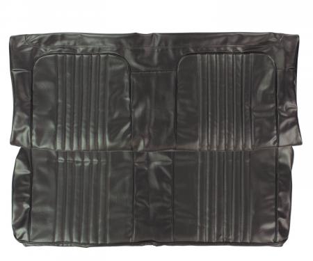 PUI Interiors 1971-1972 Chevrolet Chevelle Hardtop Black Rear Bench Seat Cover 71AS10C