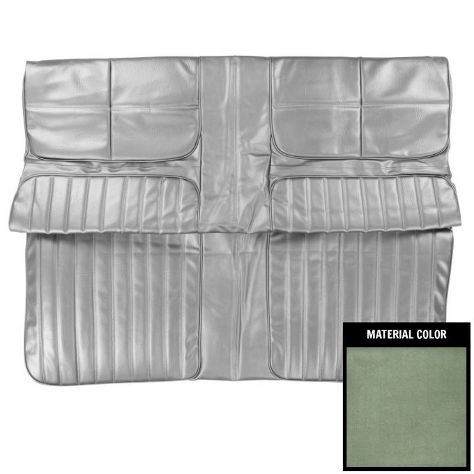 PUI Interiors 1970 Cutlass Supreme/442 Hardtop Dark Metallic Green Rear Bench Seat Cover 70CS24C1