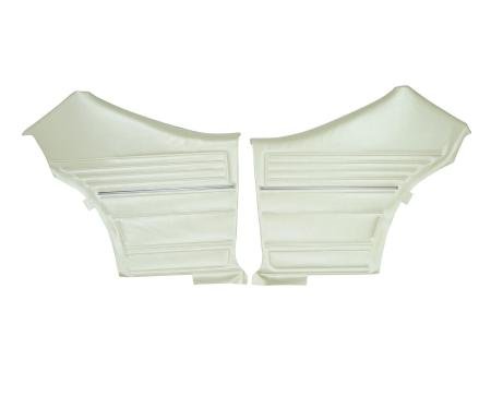 PUI Interiors 1968 Chevrolet Chevelle Hardtop Pre-Assembled Pearl Rear Door Panels PD312C