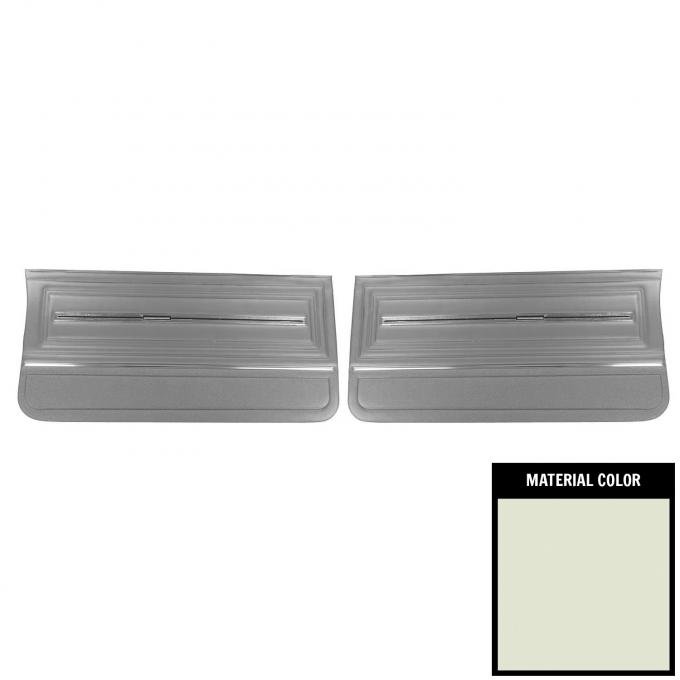 PUI Interiors 1966 Chevrolet Chevelle 2 Tone Fawn Pre-Assembled Gold Edition Front Door Panels PDO288