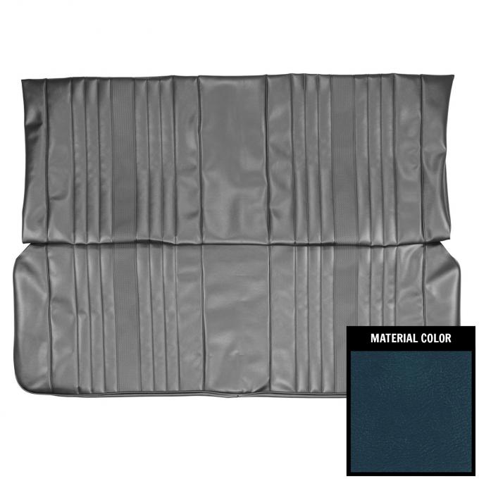 PUI Interiors 1969 Chevrolet Chevelle Convertible Dark Blue Rear Bench Seat Cover 69AS16V