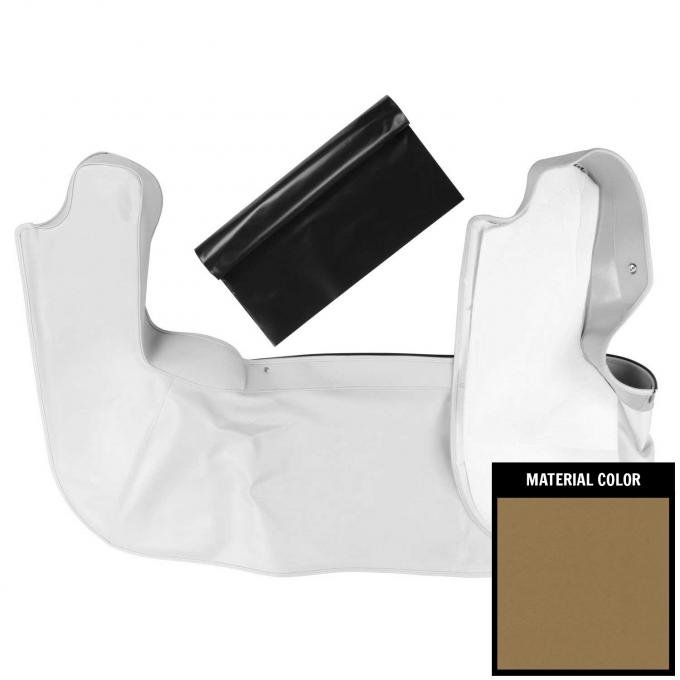 PUI Interiors 1968-1972 A-Body Light Saddle Convertible Top Boot 68AT35