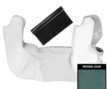 PUI Interiors 1968-1969 Skylark/Cutlass & 1968 Chevelle Light Blue Convertible Top Boot 68AT12