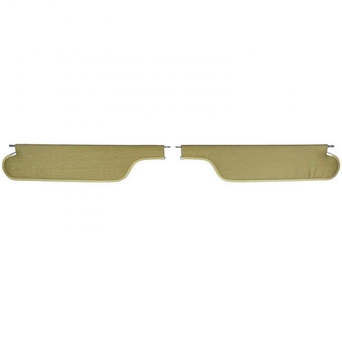 PUI Interiors 1966-1967 Chevelle/El Camino Gold Surrey Sun Visors SV3118SC