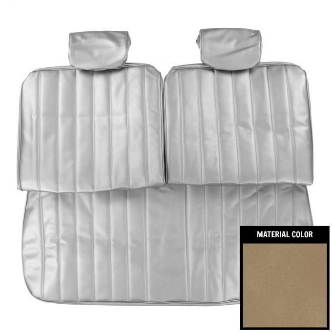PUI Interiors 1969 Pontiac LeMans Custom Sandalwood Front Bench Seat Cover 69GSLC41B