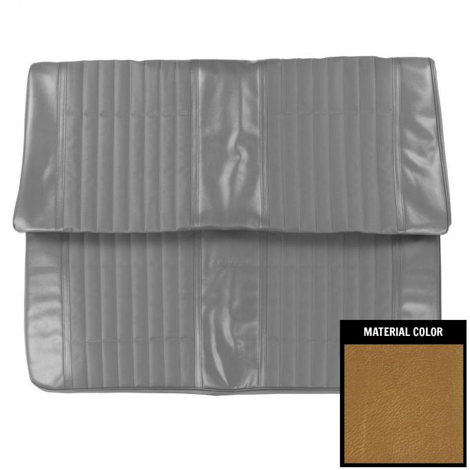 PUI Interiors 1970 Pontiac GTO/LeMans Sport Convertible Gold Rear Bench Seat Cover 70GS43VS