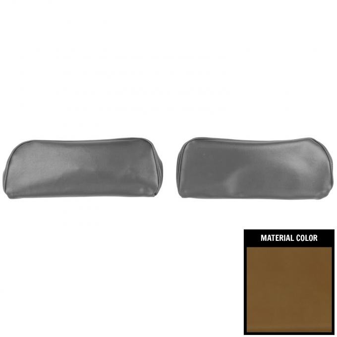PUI Interiors 1968-1972 GM A-Body & Nova 70 Saddle Bucket Seat Head Rest Covers 68AH36U