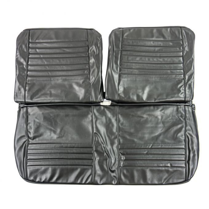 PUI Interiors 1967 Chevrolet Chevelle Front Black Bench Seat Cover 67AS10B