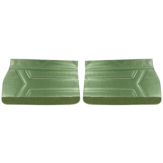 PUI Interiors 1969 Pontiac GTO/Lemans Dark Metallic Green Front Door Panels D453