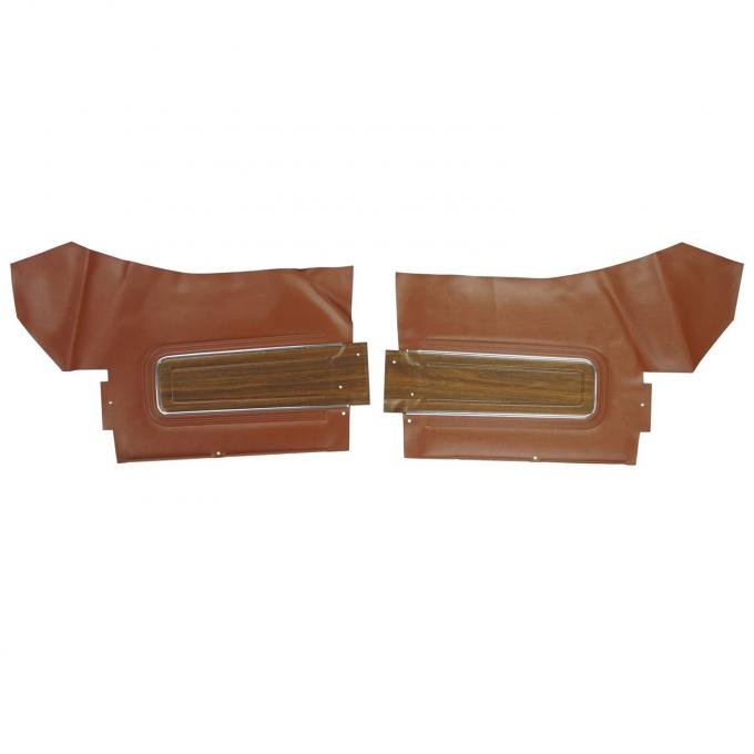PUI Interiors 1971 Oldsmobile Cutlass Supreme Convertible Sienna Brown Rear Door Panels 71CD071V