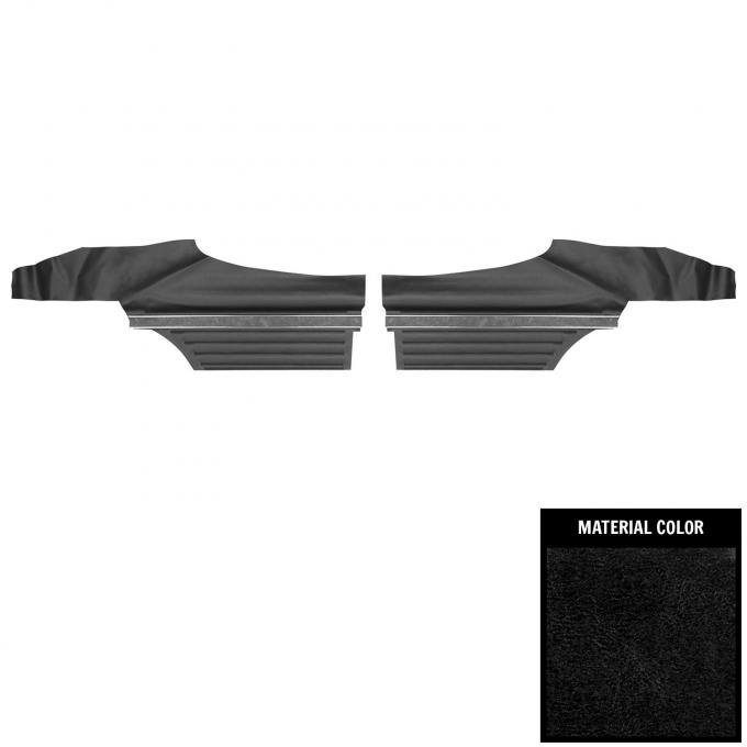 PUI Interiors 1970 Oldsmobile Cutlass "S" Hardtop Black Rear Door Panels 70CD102C