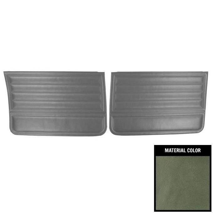 PUI Interiors 1965 Chevrolet Chevelle 4-Door Sedan/Wagon Aqua Front Door Panels 65AD4D02