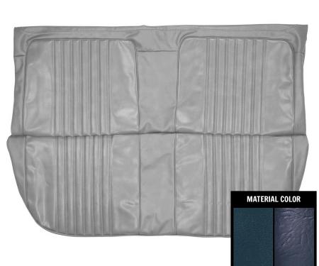 PUI Interiors 1971-72 Chevrolet Chevelle/Malibu 4-Door Sedan Blue Rear Bench Seat Cover 71AS4D09S