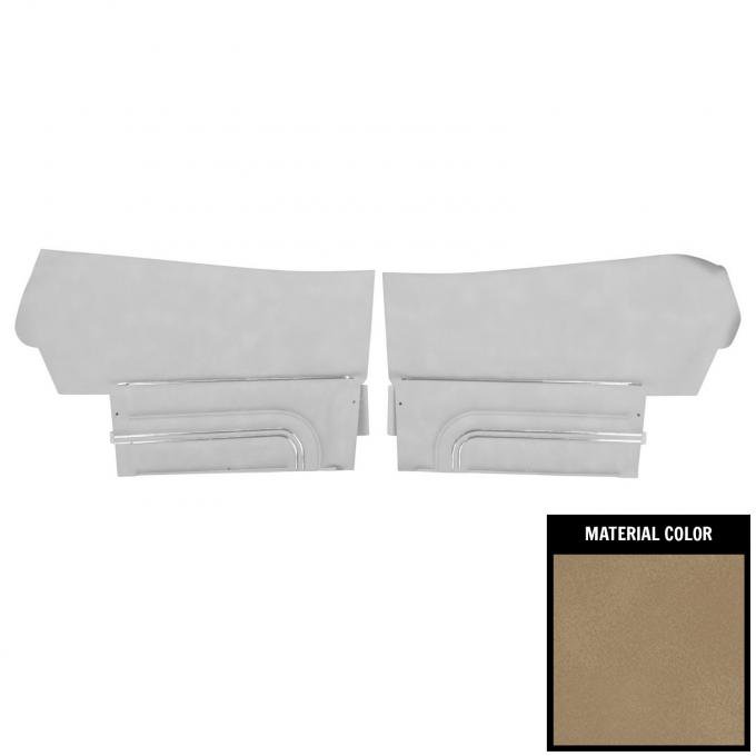 PUI Interiors 1971 Pontiac GTO/Lemans Sport Convertible Sandalwood Rear Door Panels D473V