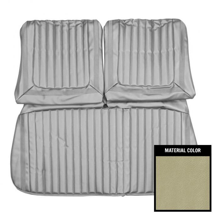 PUI Interiors 1969 Buick Skylark/GS Custom Parchment Front Bench Seat W/O Arm Rest Cover 69US27B