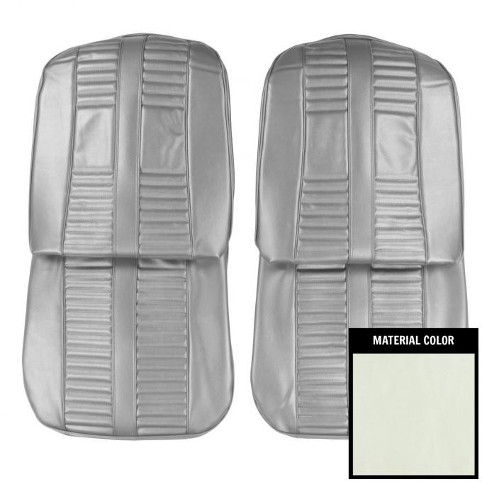 PUI Interiors 1966 Oldsmobile Cutlass Holiday Pearl Front Bucket Seat Covers 66CS28U