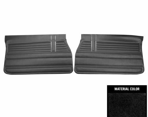 PUI Interiors 1968 Chevrolet Chevelle Black Front Door Panels D310