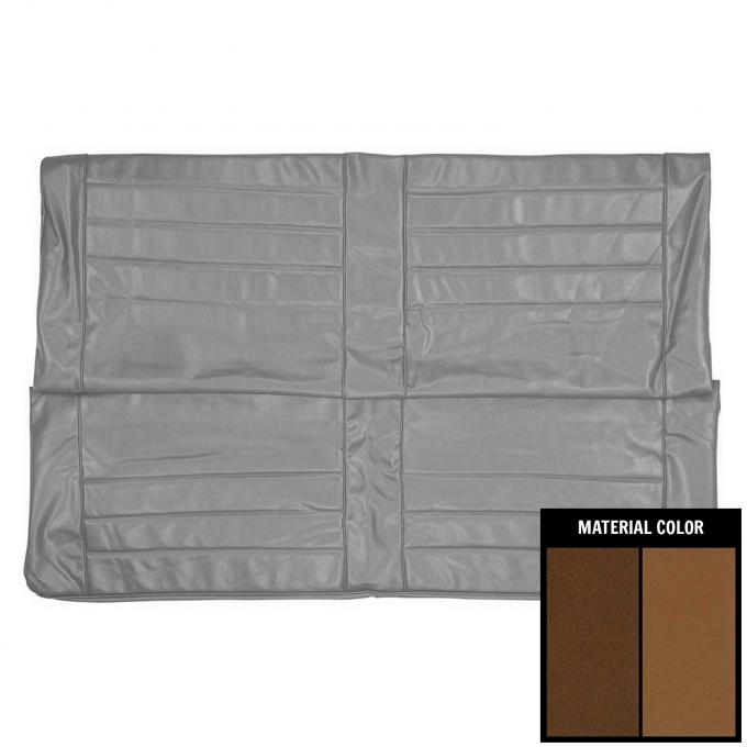 PUI Interiors 1965 Chevrolet Chevelle Hardtop 2 Tone Saddle Rear Seat Cover 65AS34C
