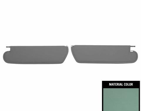 PUI Interiors 1964-1965 Chevrolet Chevelle/El Camino Aqua Basketweave Sun Visors SV1107AC