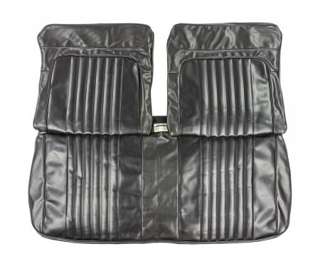 PUI Interiors 1971-1972 Chevrolet Chevelle Black Front Bench Seat Cover 71AS10B