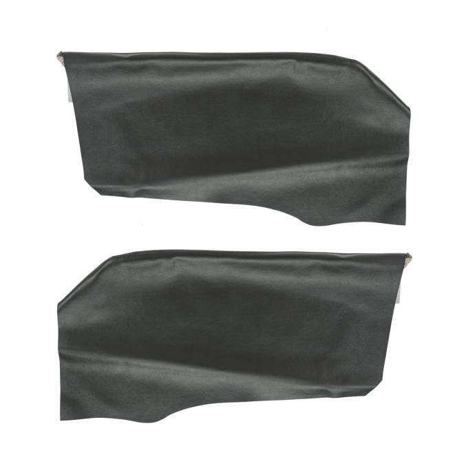 PUI Interiors 1966-1967 Impala/Bonnevelle/Catalina/Grand Prix Convt Black Rear Arm Rest Covers 66BR10C