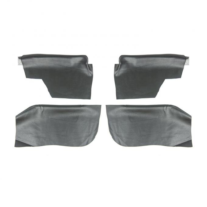 PUI Interiors 1968-1972 GM A-Body Convertible Black Rear Arm Rest Covers 68AR10