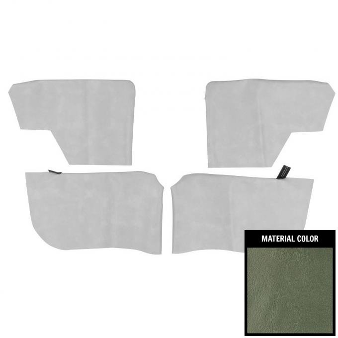 PUI Interiors 1970 Chevrolet Chevelle Convertible Aqua Rear Arm Rest Covers 68AR02