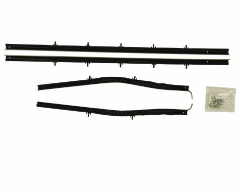 PUI Interiors 1966-1967 Oldsmobile Cutalss 2 Door Hardtop Outer Only Window Felt Kit O240-10