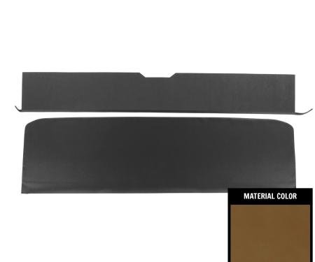PUI Interiors 1970 Chevelle/GTO/Lemans/Cutlass/Skylark Convt 70 Saddle Rear Seat Trim Panel 68AS36VB
