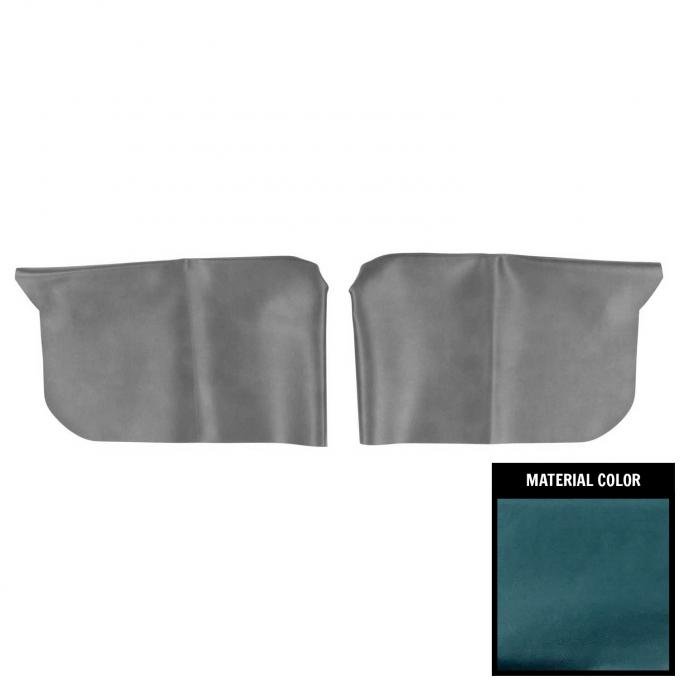 PUI Interiors 1968 Pontiac GTO Hardtop Medium Blue Rear Arm Rest Covers 68AR15C