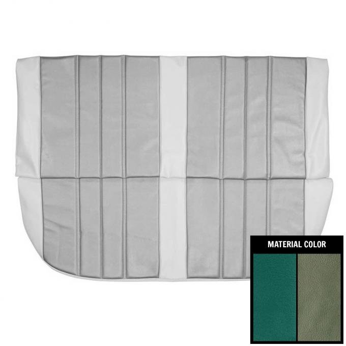 PUI Interiors 1966 Chevrolet Chevelle 4 Door Sedan 2 Tone Aqua Rear Seat Cover 66AS4D05S