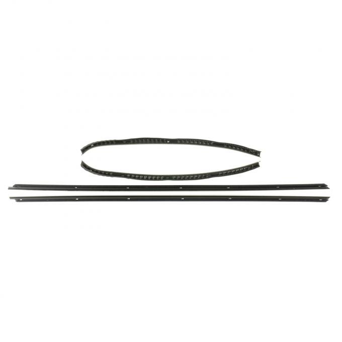 PUI Interiors 1969 Chevrolet Chevelle Hardtop 4 Piece Outer Only Window Felt Kit F205-10