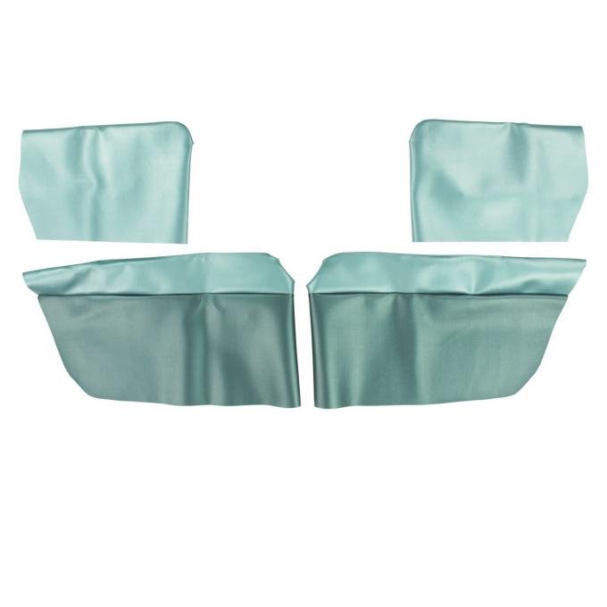 PUI Interiors 1965-1966 Chevelle/Skylark Convertible 2 Tone Blue Rear Arm Rest Covers 65AR13