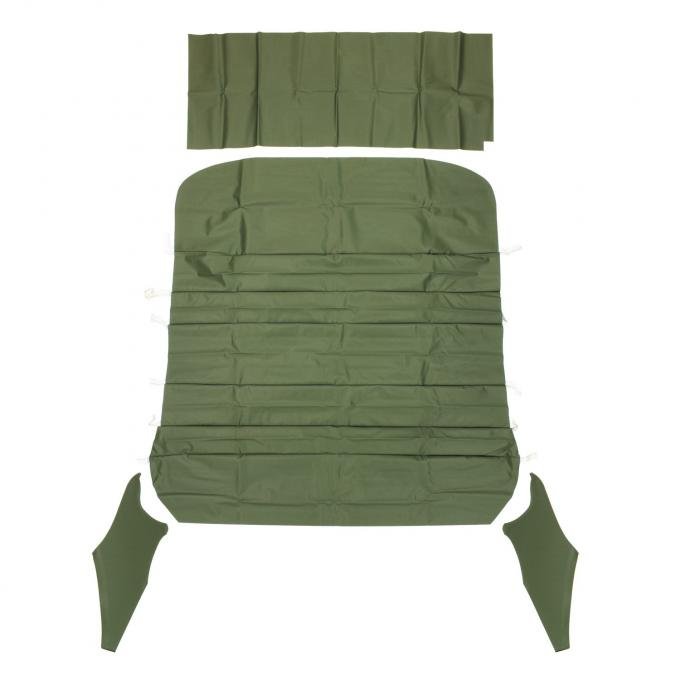 PUI Interiors 1968 Pontiac GTO/Lemans Dark Green 6-Bow Perforated Headliner 68GH109B6