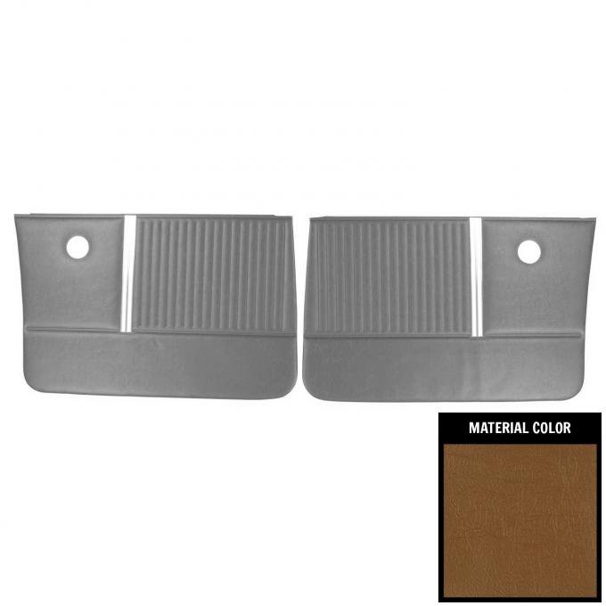 PUI Interiors 1964 Chevrolet Chevelle 4-Door Sedan/Wagon Saddle Front Door Panels 64AD4D65