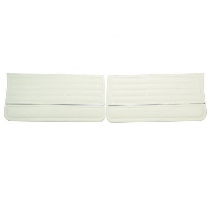 PUI Interiors 1965 Chevrolet Chevelle Pre-Assembled White Front Door Panels PD263