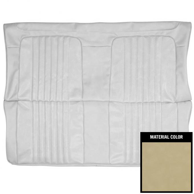PUI Interiors 1972 Chevrolet Chevelle Hardtop Covert Rear Bench Seat Cover 71AS29C