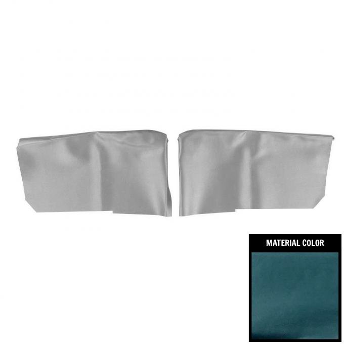 PUI Interiors 1965-1967 Oldsmobile Cutlass Hardtop Dark Blue Rear Arm Rest Covers 65CR15C